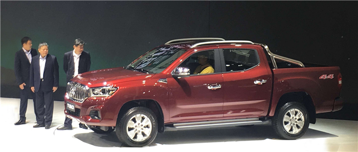 未来已在，球王会体育首款皮卡产品T60亮相广州车展，“国际范儿”引无数回眸