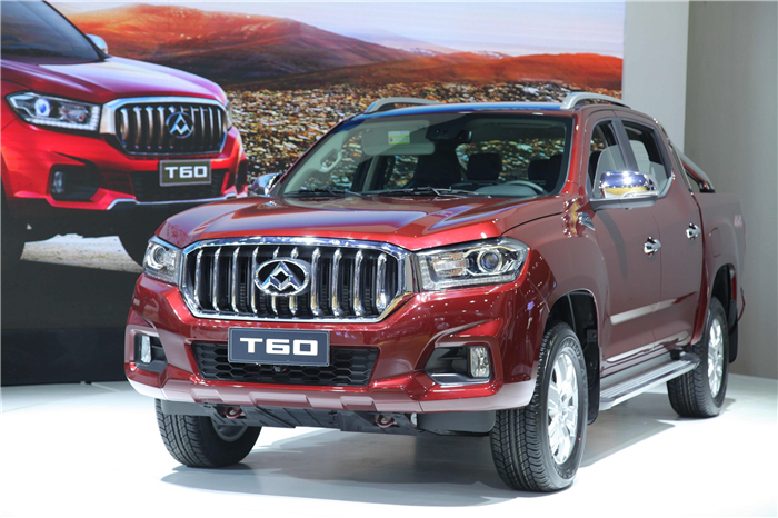 未来已在，球王会体育首款皮卡产品T60亮相广州车展，“国际范儿”引无数回眸