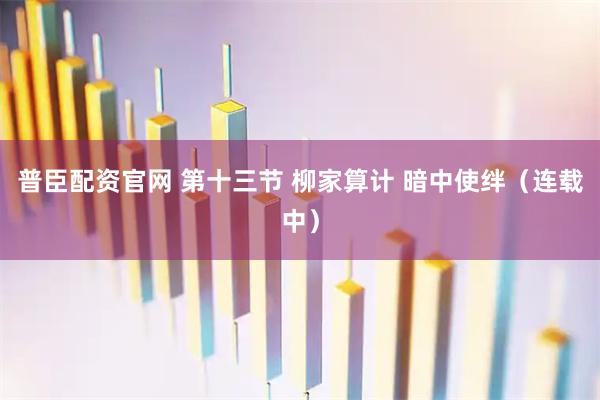 普臣配资官网 第十三节 柳家算计 暗中使绊（连载中）